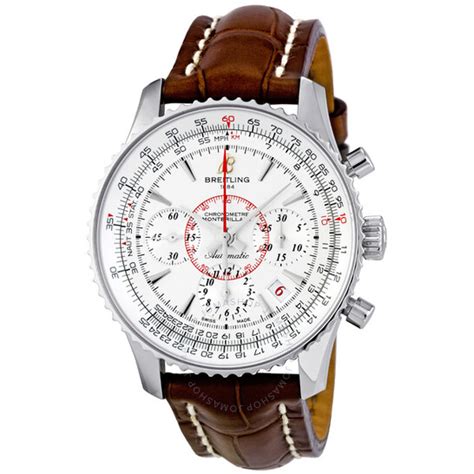 Breitling Montbrilliant 01 Silver Dial Chronograph 